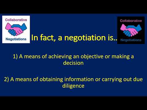 What is a negotiation   An expert's tutorial