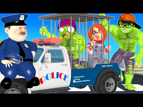 Scary Stranger 3D - Mom is Away - Good Sister Tani and Police vs Giant Zombie and Doll Squid game
