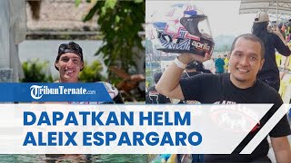 Perjuangan Vian Dapatkan Helm dari Pembalap MotoGP Aleix Espargaro, Kepala Sempat Terbentur