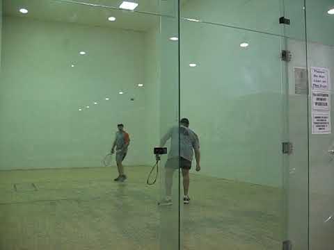 Only Court in Iraq - Racquetball - Angel vs Mike 18