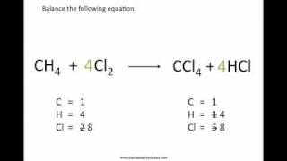 Balancing Chemical Equations - Chemistry Tutorial