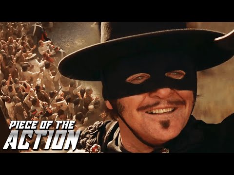 Legendary Zorro Disrupts Hanging | The Mask Of Zorro