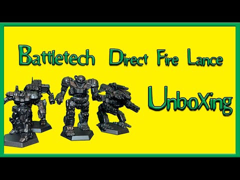 Unboxing the Battletech direct fire lance! | What's in the box? ep 7