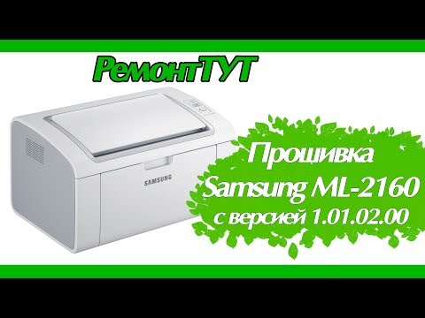 Прошивка Samsung ML-2160 с ужасной версией 1.01.02.00
