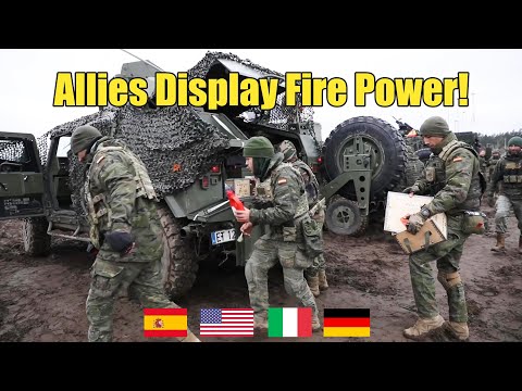 Unified Firepower: Spain, USA, Italy, and Germany Join Forces!