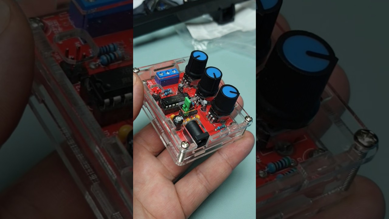 XR2206 Function Signal Generator, Output 1Hz-1MHz Signal Generator DIY Kit 9-12V DC Input.