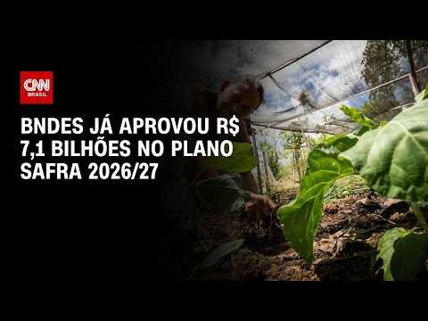 BNDES soma R$ 7,1 bilhões em aprovações no Plano Safra 2026/27 | CNN AGRO NEWS