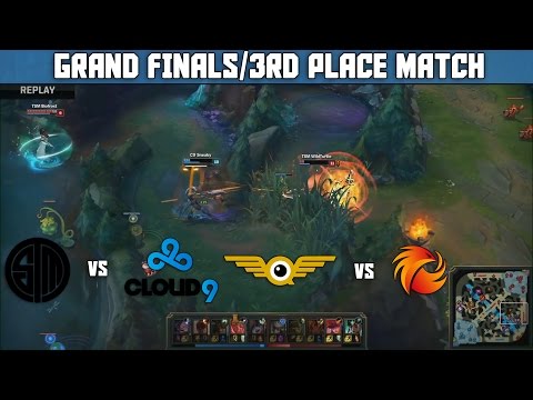 GRAND FINALS TSM VS C9 | 3rd Place FLY vs P1 | Spring Split 2017 NA LCS Highlights