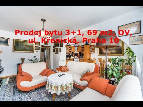PRODÁNO - Prodej bytu 3+1, 69m2, OV, ul. Křenická, Praha 10 - Strašnice