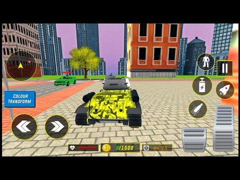 Army Tank Robot Car Game - Android Gameplay