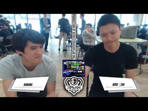 HFLAN 2019 - Mamba (P1) VS HOS BOXR | Zhu (P3) SSBM Falco Bracket - Smash Melee