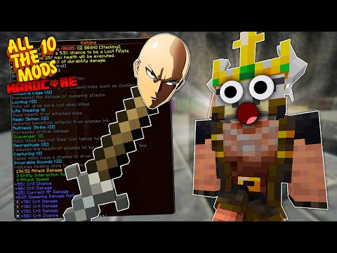 A ESPADA que da HITKILL no PIGLICH!! - Minecraft ATM 10 Hardcore E36 (1.21)