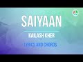 Saiyaan (Lyrics and Chords)