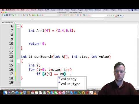 C Programming Linear Search Algorithm
