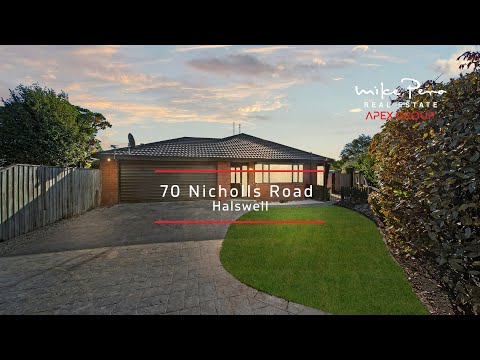 70 Nicholls Road, Halswell, Canterbury, 3 bedrooms, 2浴, House