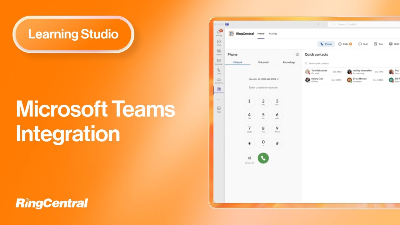 RingEX | RingCentral for Microsoft Teams