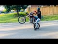 Day 1 Practicing WHEELIES On My CRF150R Dirt Bike