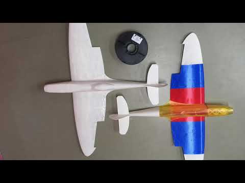 3D Printed Spitfire (3DLabPrint, LW-PLA)