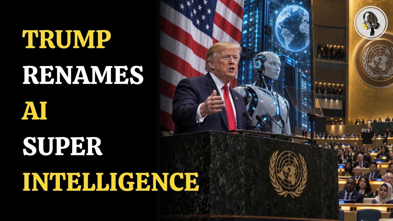 Trump Renames AI ‘Super Intelligence’ As UN Regulation Debate Grows | WION Podcast