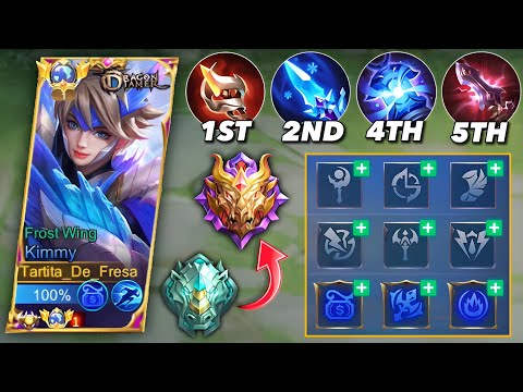TRY THIS NEW ONE SHOT KIMMY META BUILD & EMBLEM FOR AUTO WIN IN 2023!! (100% BROKEN!) - MLBB