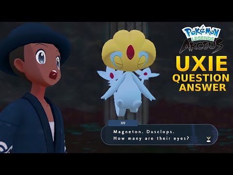Answer To Uxie's Question - How Many Are Their Eyes? - Pokemon Legends Arceus