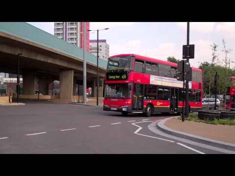 Go Ahead Docklands Buses Route 474 SOC4 LX08ECJ Scania Omnicity Silvertown (SI)