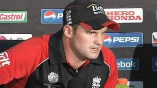 Press conference of Andrew Strauss