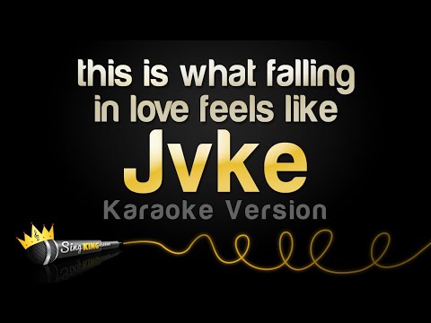 JVKE - this is what falling in love feels like (Karaoke Version)
