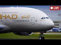 🔴LIVE | LONDON HEATHROW - 3 A380 Landings @3:12:45 #aviation #stream