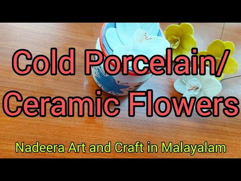 COLD PORCELAIN FLOWERS/CERAMIC FLOWERS