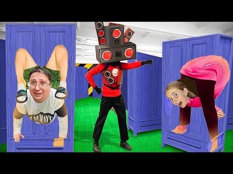 Part 2 👻 We hide from MONSTERS in CLOSET 🚪