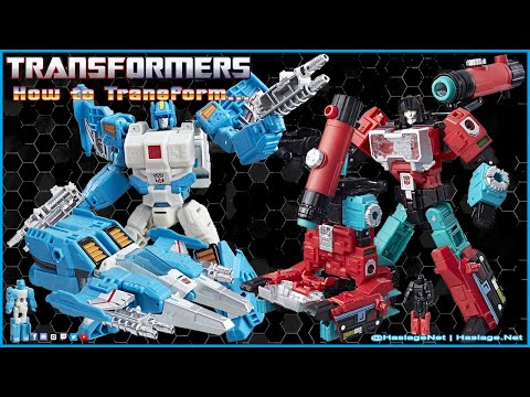 "HEAD ON!" Transformers: PW Titans Return Deluxe Perceptor & Topspin | HNE Toys