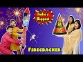 Diwali Special Fire Cracker Challenge Biggest Fire Crackers Competition Hungry Birds