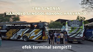 Download lagu BRAKK❗️TAK SENGAJA PO. HANDOYO SENGGOL BUS HARYANTO DI TERMINAL mp3