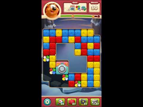 Toon Blast Level 3610 - NO BOOSTERS 🐻🐺🐱 | SKILLGAMING ✔️