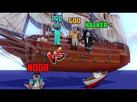 Monster School - NOOB vs PRO vs HACKER vs GOD Challenge - Minecraft Animation