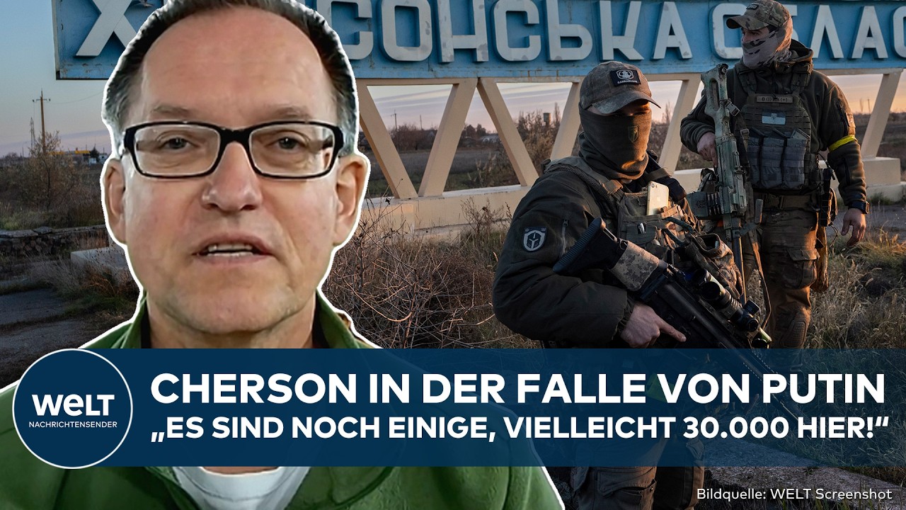 PUTINS KRIEG: Paukenschlag! Schlinge um Cherson! Russland blockiert Großstadt in Ukraine