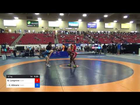 2018 Marine Corps US Open/Senior Men's Freestyle 57 Con 8 #1 - Britain Longmire (Team) Vs. Edward