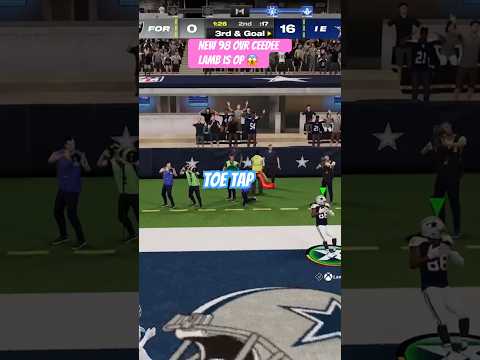 NEW 98 OVR CEEDEE LAMB IS OP 😈😱— Madden 24 MUT Squads #madden24 #mutsquads #mut #cowboysthemeteam