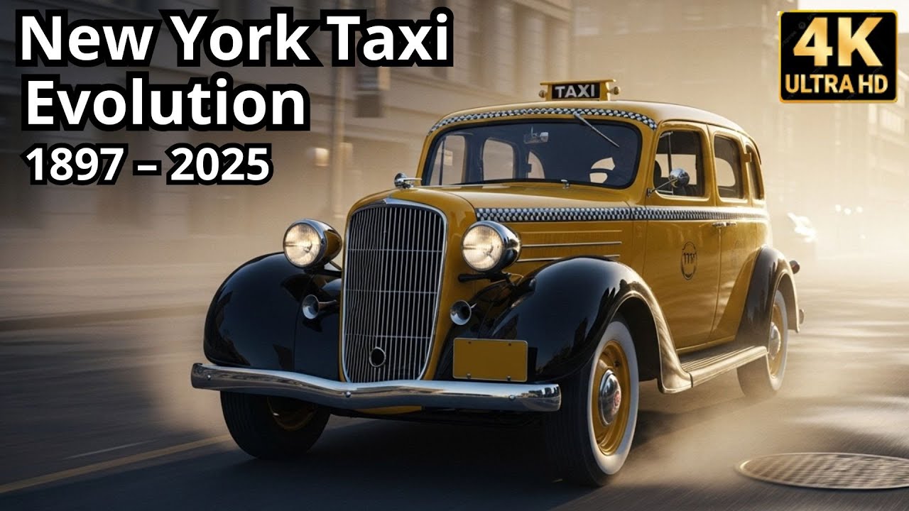 128 Years of New York Taxi Evolution — from 1897 to 2025 🚕