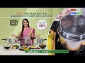 33358 4L 3L 2L 1L Complete Pressure Cooker Combo 4PC1 1999 Tamil CODE 12855