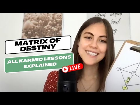 Matrix Of Destiny - All Energies and Karmic Lessons Explained (Karmic Tails)