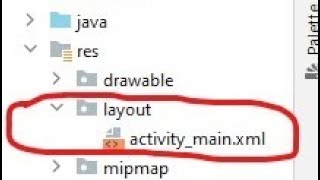 show layout activity main xml in android studio new version flamingo