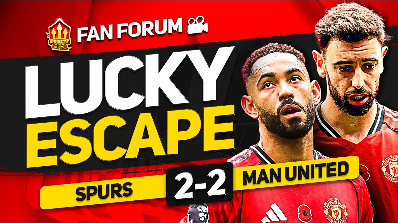 De Ligt SAVES Amorim! Tottenham 2-2 Man United | LIVE Fan's Forum
