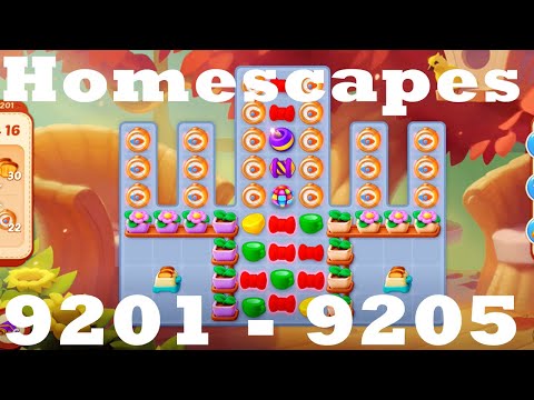 Homescapes Level 9201 - 9205 HD | 3 - match game | gameplay | android | ios | 9202 | 9203 | 9204