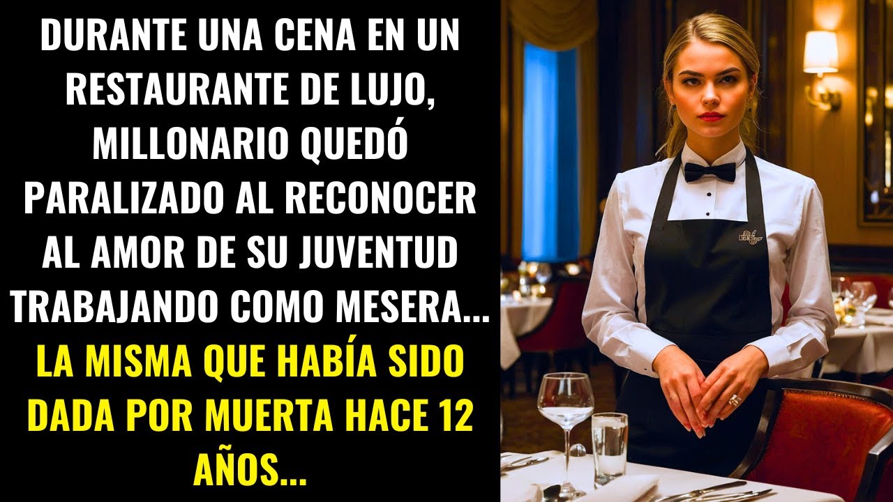 DURANTE UNA CENA EN UN RESTAURANTE DE LUJO, MILLONARIO QUEDÓ PARALIZADO AL RECONOCER AL AMOR DE...