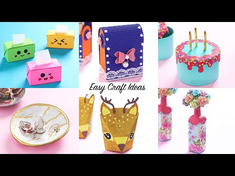 6 EASY CRAFT IDEAS | Craft Ideas | DIY Crafts