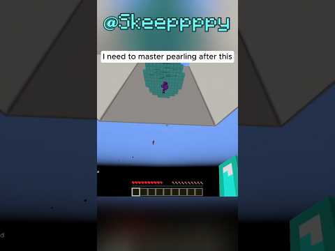 I have nightmares from pearl challenges😭(Stream Highlights 11) #shorts #minecraft #streamhighlights