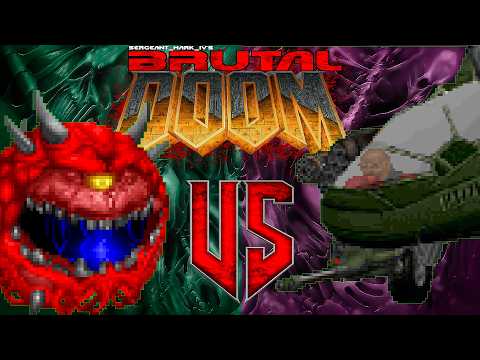 Air Battle | Zombie Helicopter vs Cacodemons | Brutal Doom | Cinematic Machinima Monster Infighting