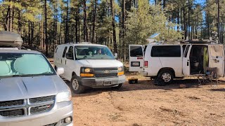 Van Life Meet-Up in the Woods | Off-Grid Freedom in the Forest With Friends!
